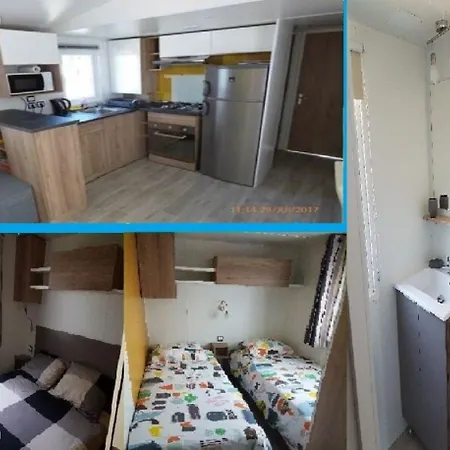 La Lette Fleurie - Mobil Spacieux 6-8 Personnes Equipe En 4 Etoiles Campsite Saint-Julien-en-Born