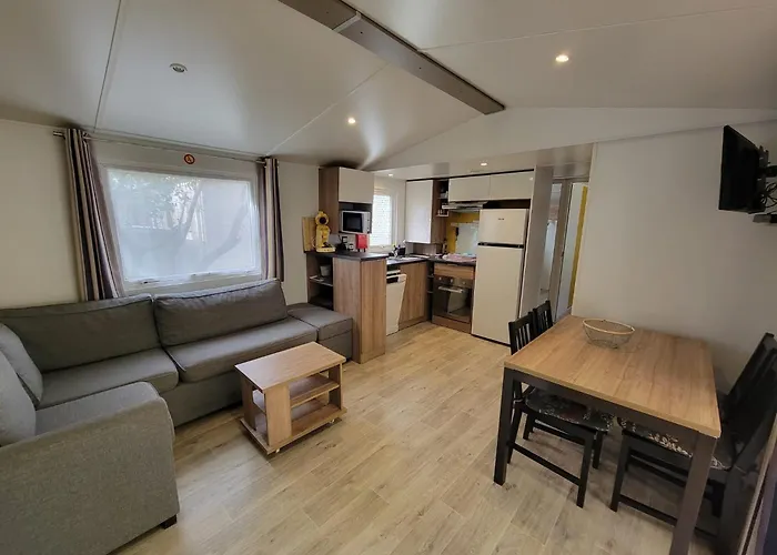 キャンプ場 La Lette Fleurie - Mobil Spacieux Climatise 6-8 Personnes Equipe En 4 Etoiles *